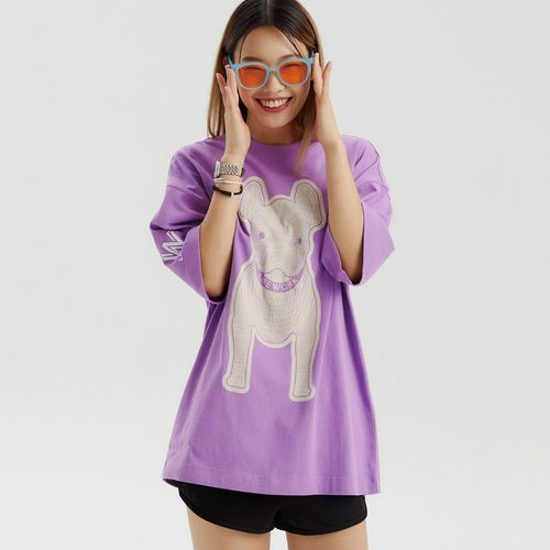 Áo Phông LifeWork Silket Racket Purple Short Tshirt - LW215TS982 Màu Tím Size S-4