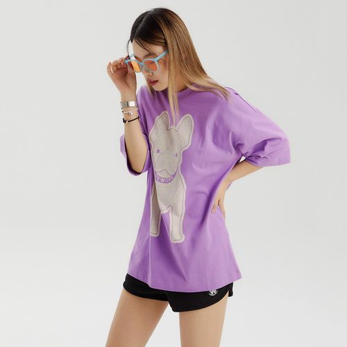 Áo Phông LifeWork Silket Racket Purple Short Tshirt - LW215TS982 Màu Tím Size S-7