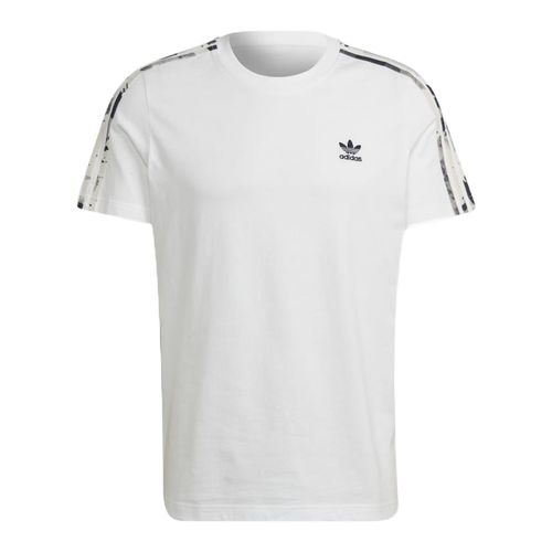 Áo Phông Nam Adidas Tshirt 3-Stripes Camo Tee HK2798 Màu Trắng Size L-1