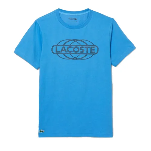 Áo Phông Nam Lacoste Sport Organic Jersey Tshirt TH9281-00 Màu Xanh Blue Size 3