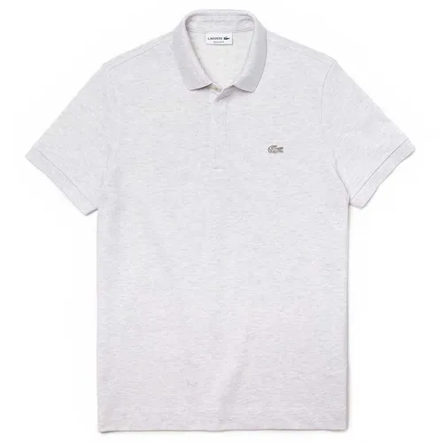 Áo Polo Nam Lacoste Paris Shirt Regular Fit Stretch Cotton White PH5522-HT1 Màu Trắng Xám Size 3 - Thời trang - Vua Hàng Hiệu