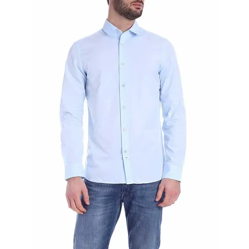 Áo Sơ Mi Nam Kenzo Seasonal Black Shirt In Light Màu Xanh Blue - Thời trang - Vua Hàng Hiệu