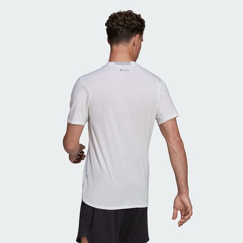 Áo Thun Nam Adidas Designed For Training Tee Tshirt HA6363 Màu Trắng-3