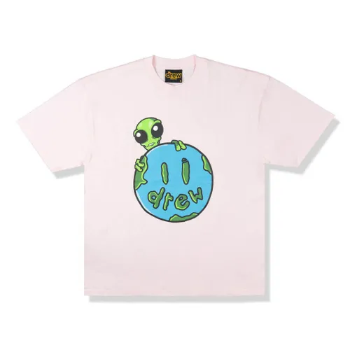 Drew House Áo thun - Áo Thun Unisex Drew House Allen The Alien SS Pale Pink Màu Hồng - Vua Hàng Hiệu