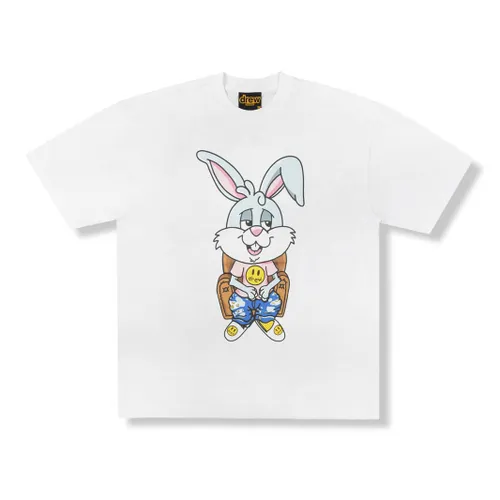 Áo Thun Unisex Drew House Bunny SS T-Shirt White Màu Trắng - Thời trang - Vua Hàng Hiệu