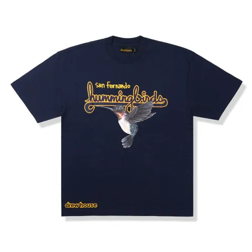 Drew House Áo thun - Áo Thun Unisex Drew House Humming Bird SS Navy T-Shirt Màu Xanh Navy - Vua Hàng Hiệu