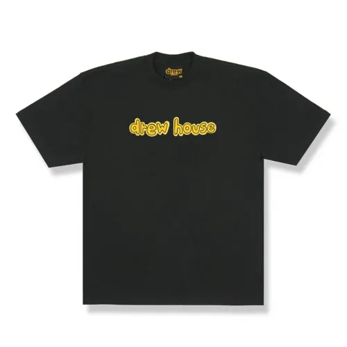 Drew House Áo thun - Áo Thun Unisex Drew House Logo Tee Black T-Shirt Màu Đen - Vua Hàng Hiệu