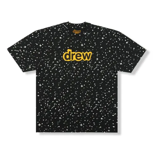 Drew House Áo thun - Áo Thun Unisex Drew House Secret Starry Night T-Shirt Màu Đen - Vua Hàng Hiệu