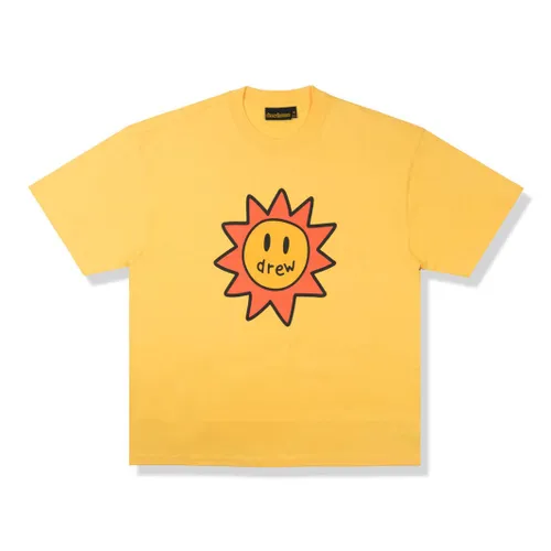 Drew House Áo thun - Áo Thun Unisex Drew House Tangerine Sonny SS T-Shirt Màu Vàng - Vua Hàng Hiệu
