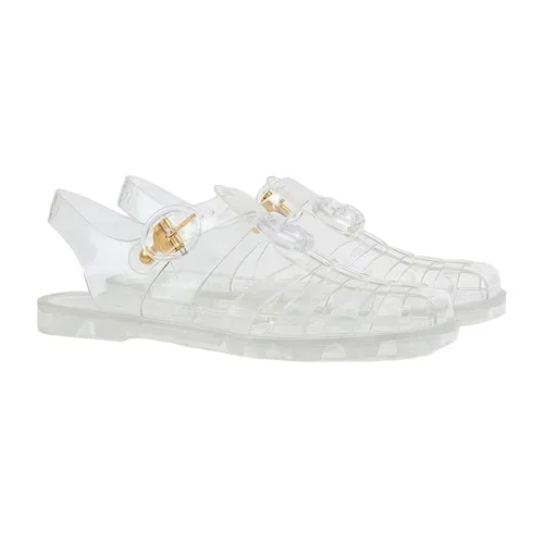 Dép Gucci With Double G Transparent Rubber Sandal Màu Trong Suốt Size 40 - Dép - Vua Hàng Hiệu