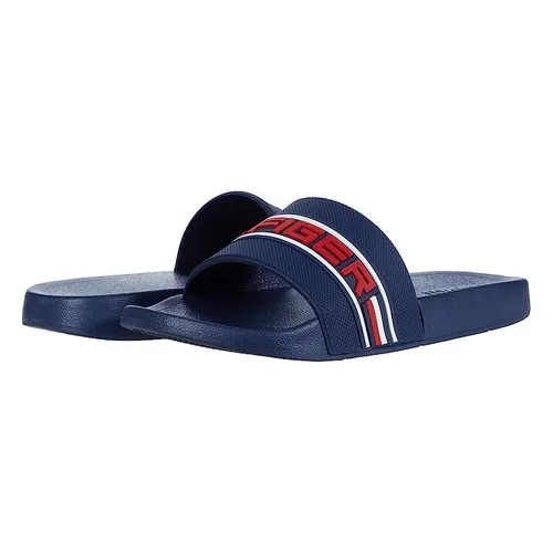 Dép Nam Tommy Hilfiger Men's Etto Slide Sandal Màu Xanh Navy Size 44.5