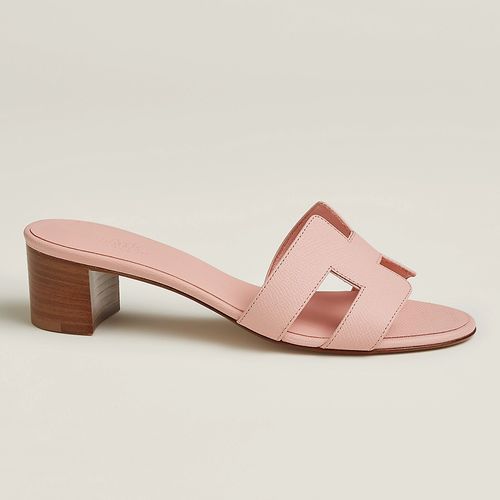 Dép Nữ Hermès  Oasis Sandal Màu Hồng Nhạt Size 36-2