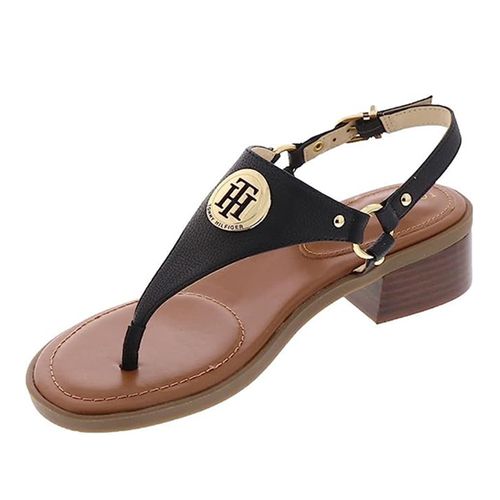 Dép Sandals Nữ Tommy Hilfiger Women's Ellyz Sandal Màu Đen Size 39.5-1