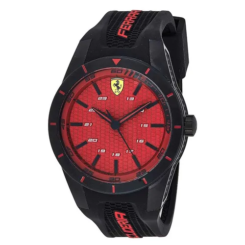 Đồng hồ - Đồng Hồ Nam Ferrari Men's 0830248 Redrev Analog Display Màu Đen Đỏ - Vua Hàng Hiệu