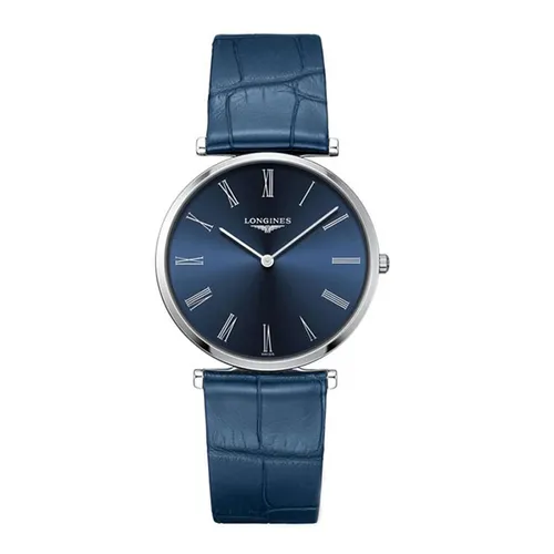 Đồng Hồ Nam Longines Quartz Silver Tone L4.755.4.94.2 Màu Xanh Navy - Đồng hồ - Vua Hàng Hiệu