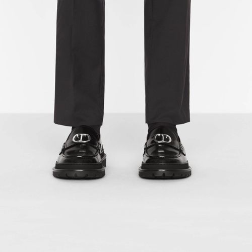 Giày Lười Dior Explorer Loafer Black Polished Calfskin 3LO117ZJQ_H971 Màu Đen-7