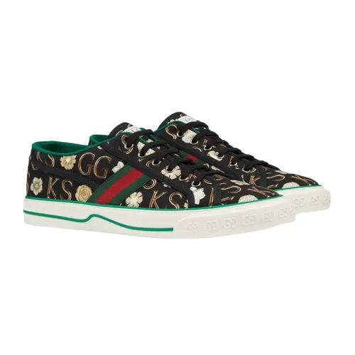 Giày - Giày Sneaker Nam Gucci Ken Scott Print Tennis 1977 Multicolor Phối Màu Size 40.5 - Vua Hàng Hiệu