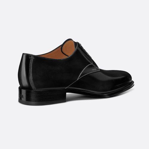 Giày Tây Dior Timeless Derby Shoe Black Polished Calfskin 3DE305YON_H969 Màu Đen-5