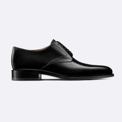 Giày Tây Dior Timeless Derby Shoe Black Polished Calfskin 3DE305YON_H969 Màu Đen-6
