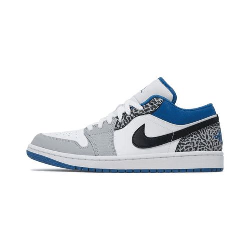 Giày Thể Thao Nike Air Jordan 1 Low Se True Blue DM1199-140 Màu Xanh Trắng Size 36-2