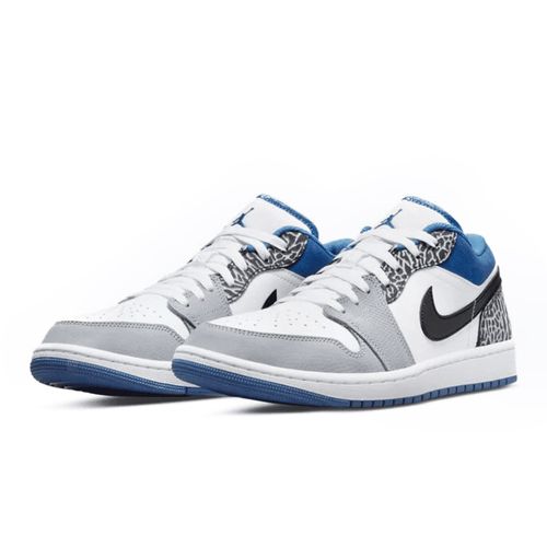 Giày Thể Thao Nike Air Jordan 1 Low Se True Blue DM1199-140 Màu Xanh Trắng Size 36-1