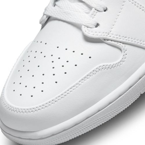 Giày Thể Thao Nike Jordan 1 Low All White 553558-136 Màu Trắng Size 44-6