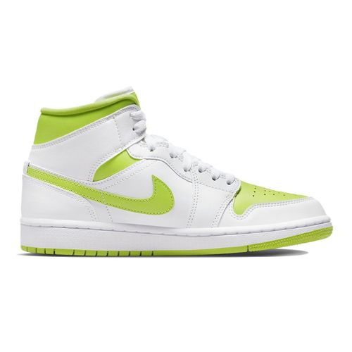 Giày Thể Thao Nike Wmns Air Jordan 1 Mid White Lime BQ6472-131 Màu Trắng/Xanh Size 38.5-3
