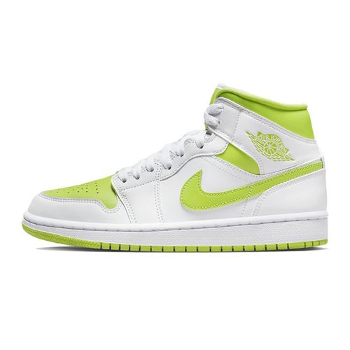 Giày Thể Thao Nike Wmns Air Jordan 1 Mid White Lime BQ6472-131 Màu Trắng/Xanh Size 38.5-5