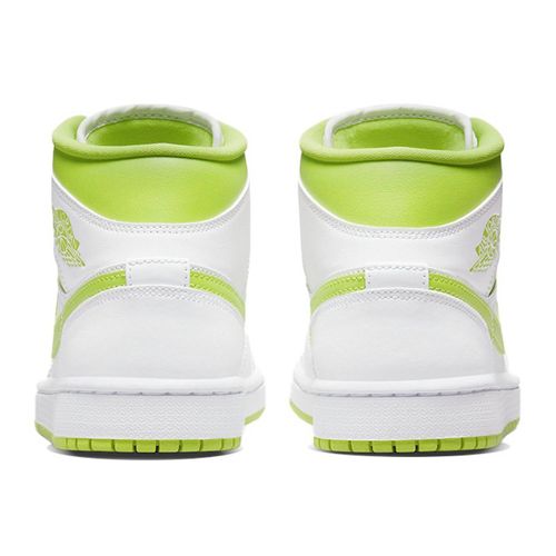 Giày Thể Thao Nike Wmns Air Jordan 1 Mid White Lime BQ6472-131 Màu Trắng/Xanh Size 38.5-6