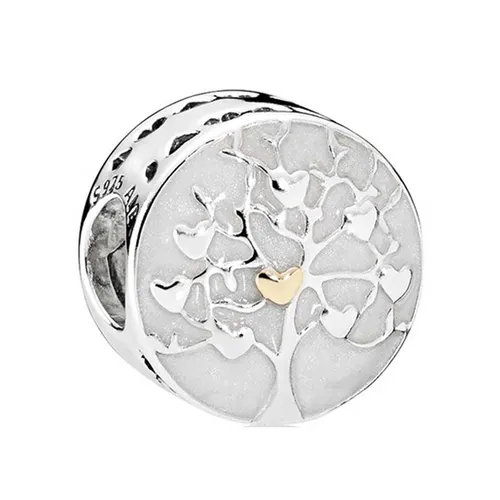 Hạt Vòng Charm Nữ Pandora Family Tree Hearts 792106EN23 Màu Bạc - Trang sức - Vua Hàng Hiệu