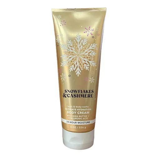 Mỹ phẩm Bath & Body Works Kem/Sữa dưỡng thể - Kem Dưỡng Thể Bath & Body Works Body Cream - Snowflakes & Cashmere 226g - Vua Hàng Hiệu