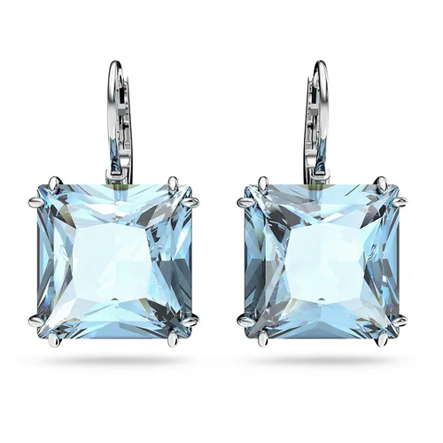Trang sức - Khuyên Tai Nữ Swarovski Millenia Drop Earringssquare Cut, Blue, Rhodium Plated 5619472 Màu Xanh Blue - Vua Hàng Hiệu