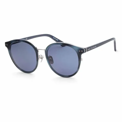 Kính mắt - Kính Mát Calvin Klein Platinum Label 56mm Navy Havana Sunglasses CK18518SA-412 Màu Xanh - Havana - Vua Hàng Hiệu