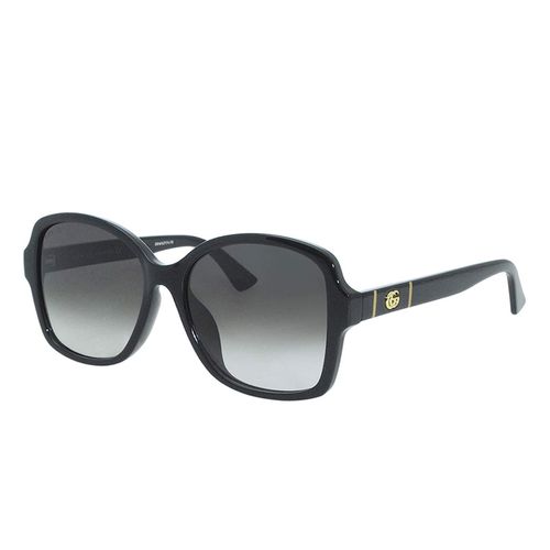 Kính Mát Nữ Gucci Black Grey Gradient Sunglasses GG0765SA 001 Màu Xám Đen