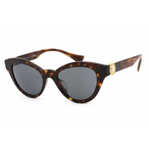 Kính Mát Nữ Versace Brown Women Sunglasses VE4435F-10887-52 Màu Nâu Đồi Mồi Size 52mm - Kính mắt - Vua Hàng Hiệu