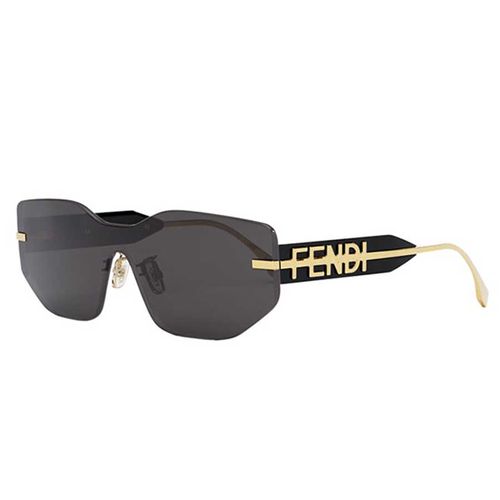 Kính Mát Unisex Fendi Grey Mask Unisex Sunglasses FE40066U 30A 00 Màu Xám Đen-1