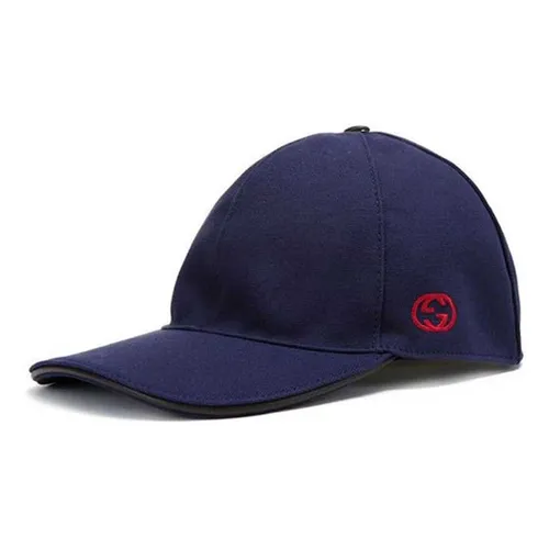 Mũ Gucci GG Double G Cap Blue 387554-4H010-4000 Màu Xanh Navy - Mũ nón - Vua Hàng Hiệu