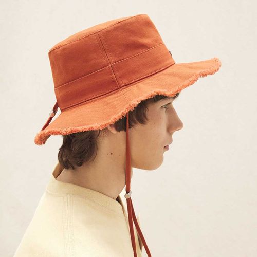 Mũ Jacquemus Orange Le Papier Le Bob Gadjo Bucket Hat Màu Cam-6