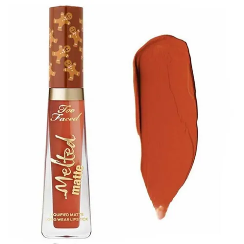 Too Faced - Son Kem Too Faced Gingerbread Man Màu Đỏ Cam Đất - Vua Hàng Hiệu