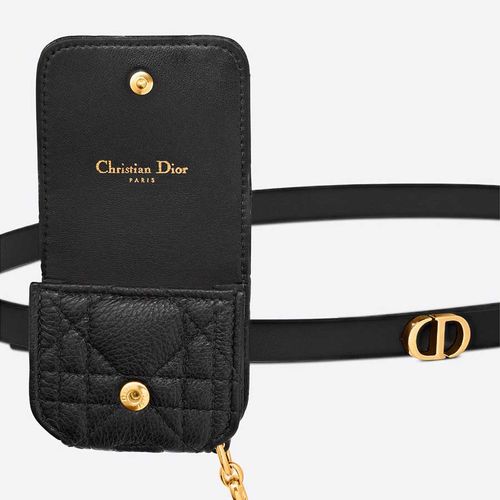 Thắt Lưng Nữ Dior Caro Belt With Removable Black B0306UBDH-M900 Màu Đen-4