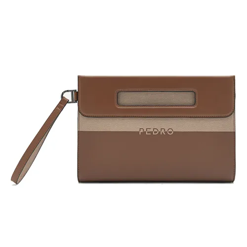 Túi Cầm Tay Nam Pedro Asbel Clutch Bag PM2-45210028 Màu Nâu
