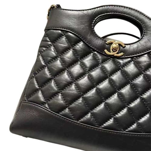 Túi Đeo Chéo Nữ Chanel CC Mini Leather Logo Handbags AS4133 B03880 94305 Màu Đen-2