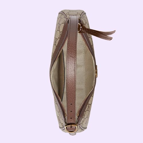 Túi Đeo Vai Nữ Gucci Ophidia GG Handbag Small Màu Be Nâu-3