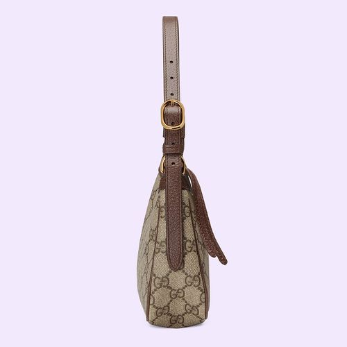 Túi Đeo Vai Nữ Gucci Ophidia GG Handbag Small Màu Be Nâu-6
