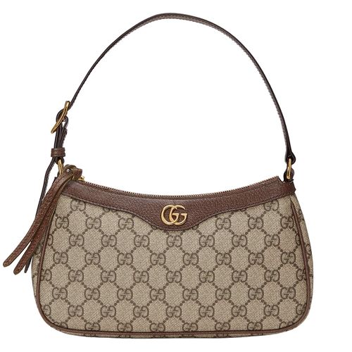 Túi Đeo Vai Nữ Gucci Ophidia GG Handbag Small Màu Be Nâu-1