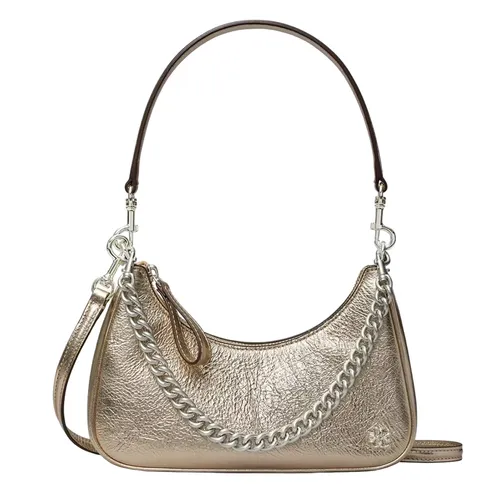 Túi xách Tory Burch Túi đeo vai - Túi Đeo Vai Nữ Tory Burch 151 Mercer Metallic Small Crescent Bag 135716 Màu Vàng Kim - Vua Hàng Hiệu