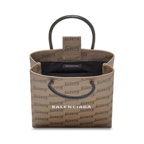 Túi Tote Nữ Balenciaga Shopping Bag Monogram 693805210DA2762 Màu Nâu-4