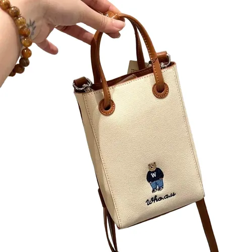 Túi xách WHOAU - Túi Tote Nữ WHOAU WHBG3812A-IVORY Màu Ivory - Vua Hàng Hiệu