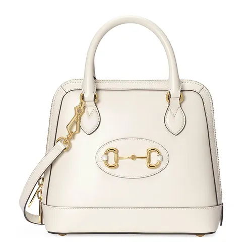 Túi xách - Túi Xách Tay Nữ Gucci Horsebit 1955 Tote Ivory Màu Trắng Ngà - Vua Hàng Hiệu