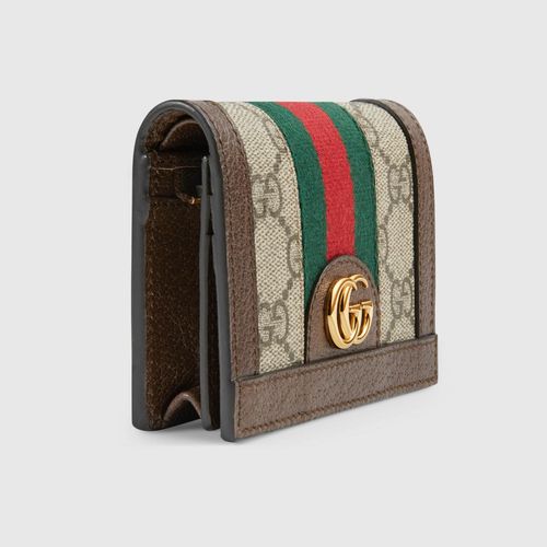 Ví Gucci Ophidia GG Card Case Wallet 523155 96IWG 8745 Màu Nâu-2